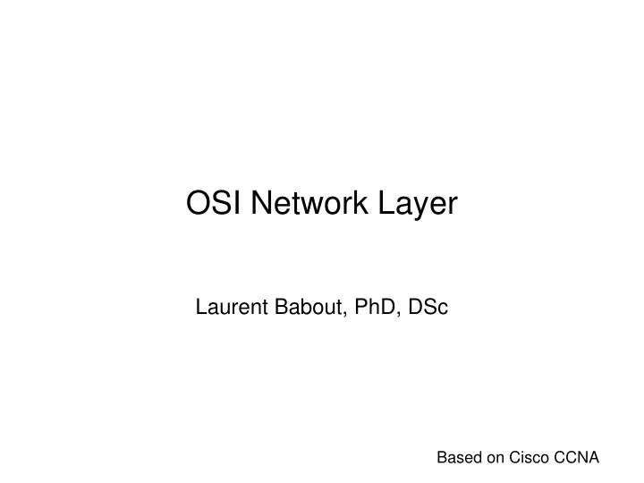 osi network layer