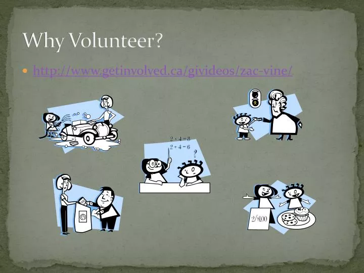 why volunteer