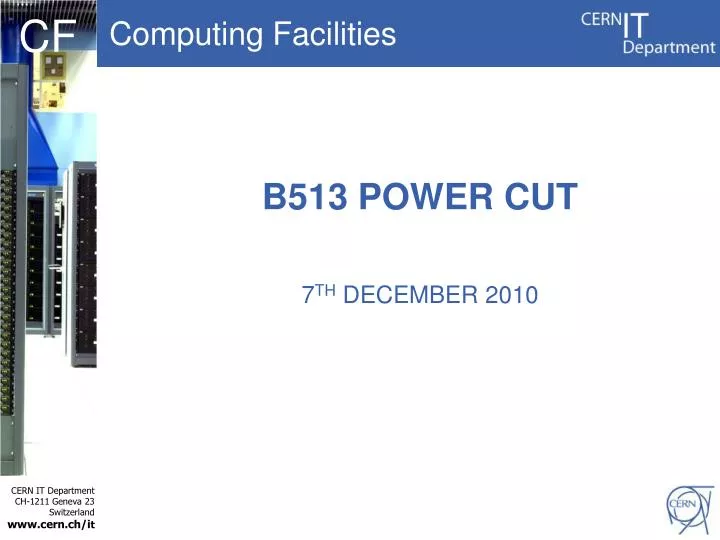 b513 power cut
