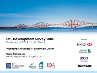 SME Development Survey 2006 Conducted by DP Information Group