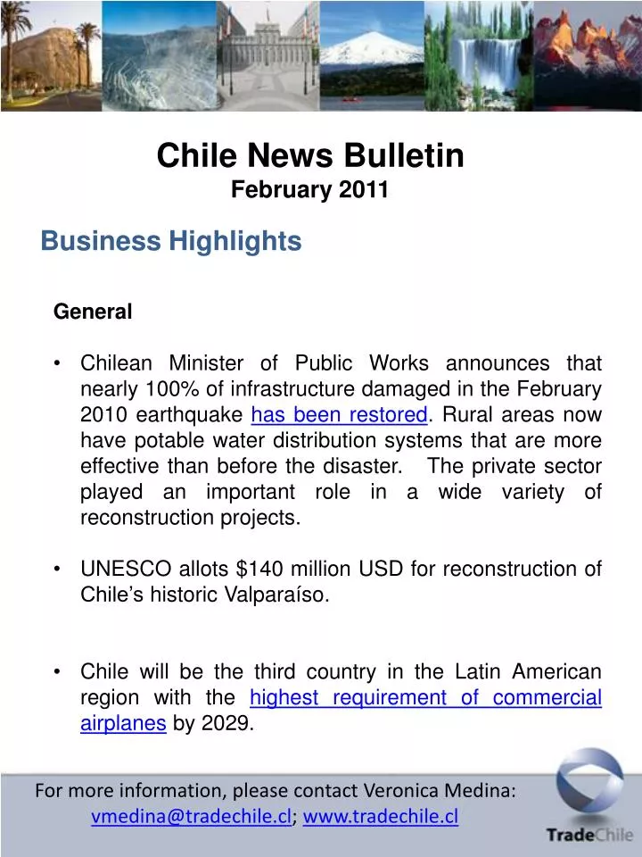 chile news bulletin february 2011
