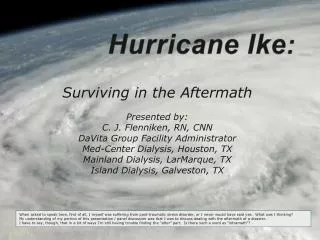 Hurricane Ike :