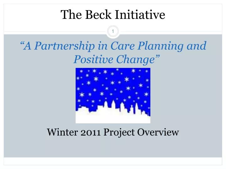 the beck initiative