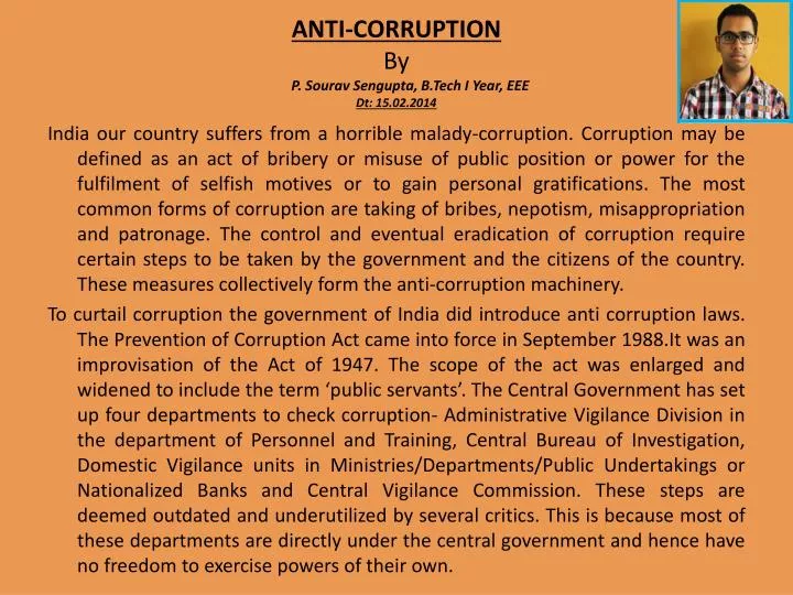 anti corruption by p sourav sengupta b tech i year eee dt 15 02 2014