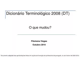 o que mudou