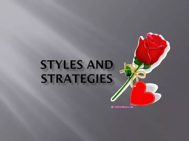 styles and strategies