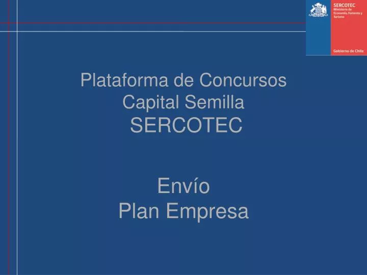 plataforma de concursos capital semilla sercotec