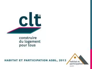 habitat et participation asbl 2013