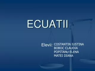 ecuatii