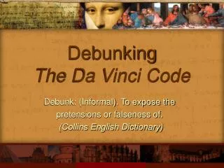 Debunking The Da Vinci Code