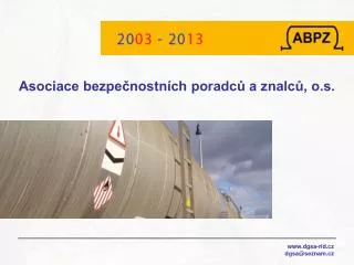asociace bezpe nostn ch poradc a znalc o s