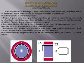 principiul de functionare al reductorului armonic adaptat dupa wikipedia