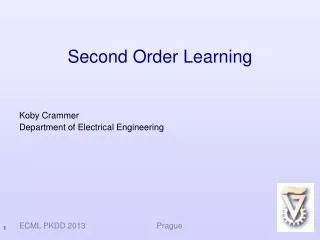 Second Order Learning