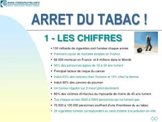 arret du tabac