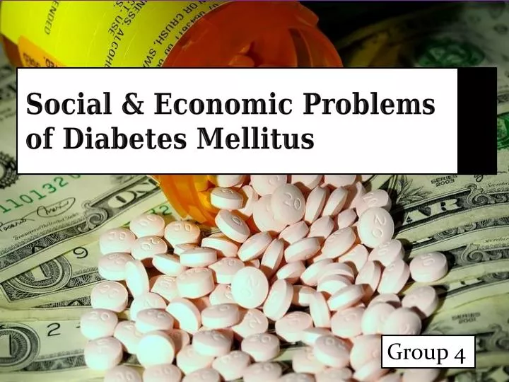 social economic problems of diabetes mellitus