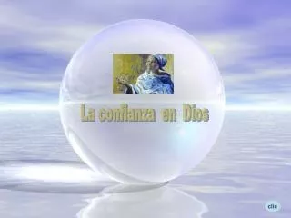 La confianza en Dios