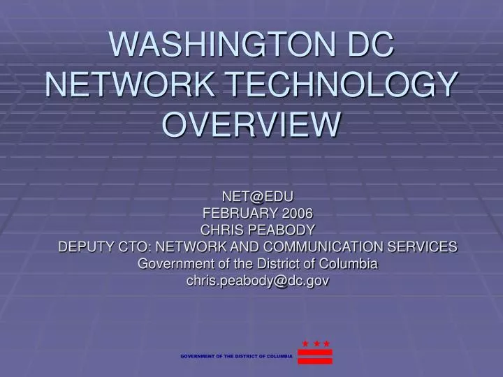 washington dc network technology overview