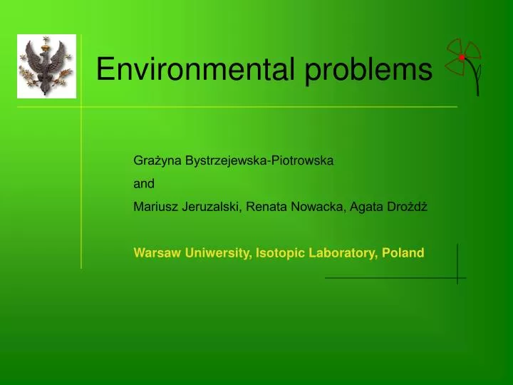 environmental problems