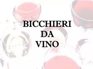 bicchieri da vino