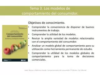 tema 3 los modelos de comportamiento del consumidor