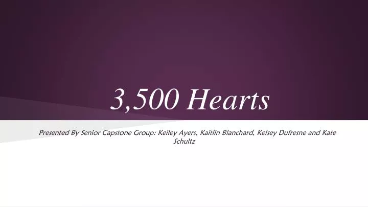 3 500 hearts