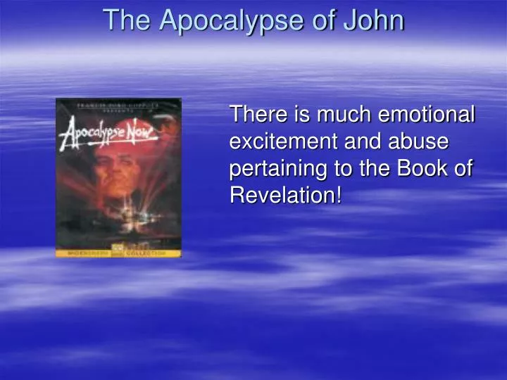 the apocalypse of john