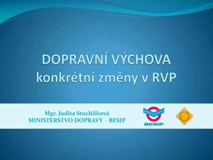 dopravn v chova konkr tn zm ny v rvp