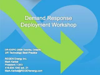Demand Response Deployment Workshop