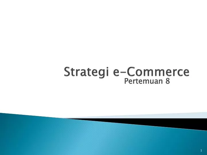 strategi e commerce