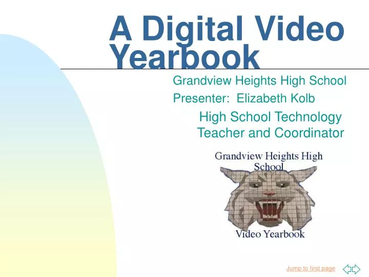 a digital video yearbook