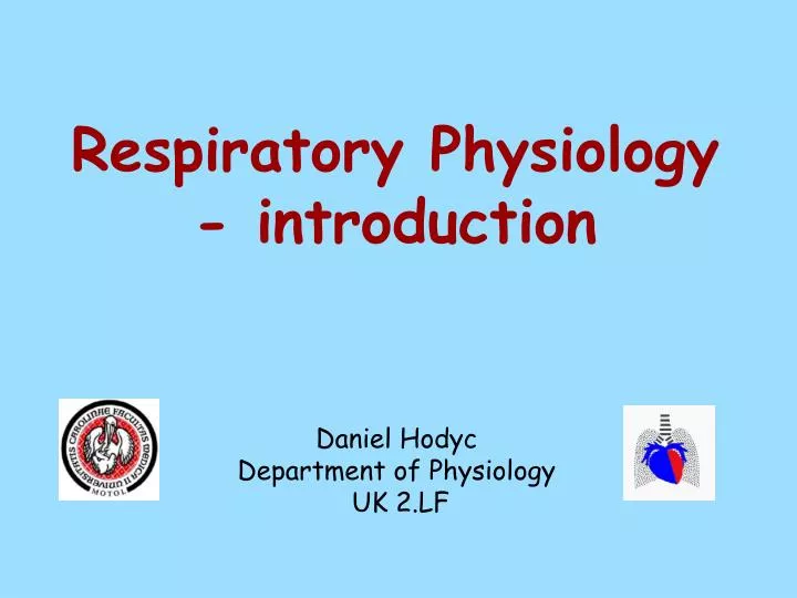 respiratory physiology introduction