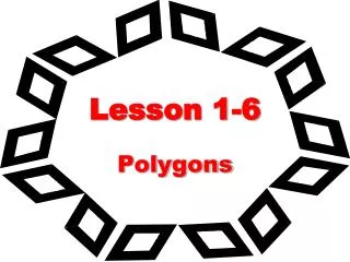 Lesson 1-6