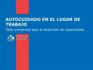 autocuidado en el lugar de trabajo