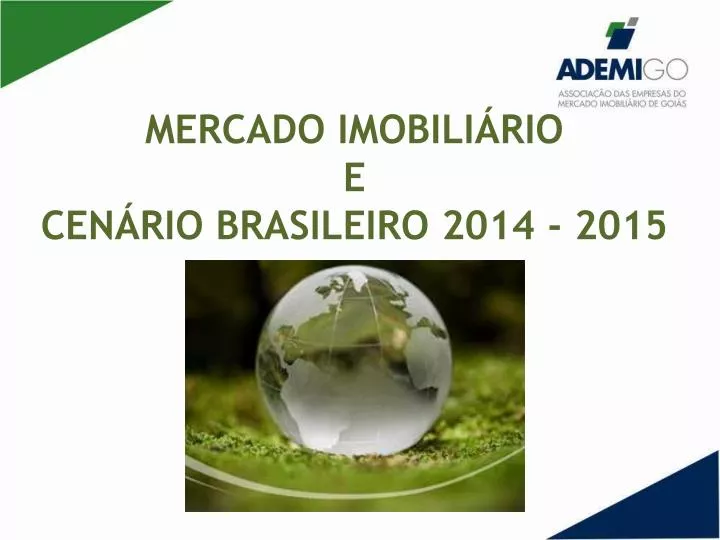 mercado imobili rio e cen rio brasileiro 2014 2015