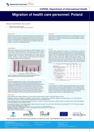 Migration of health care personnel: Poland