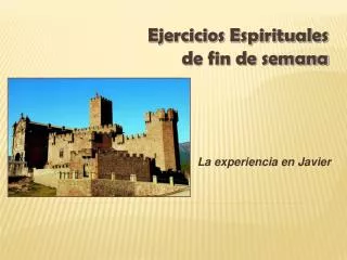 la experiencia en javier