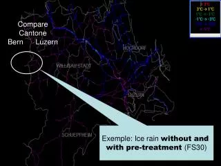 Exemple: Ice rain without and with pre-treatment (FS30)