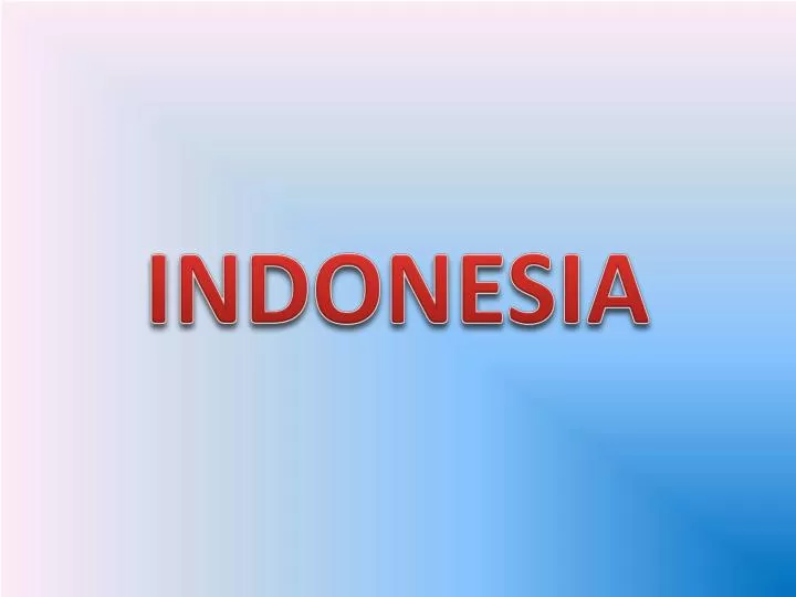 indonesia