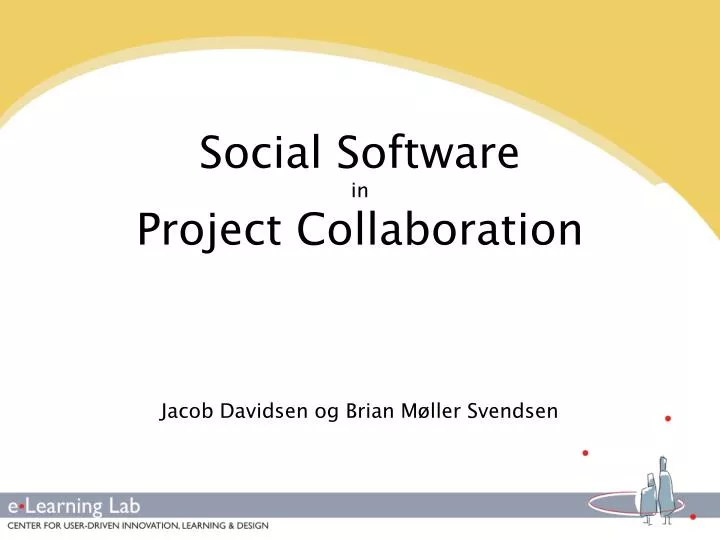 social software in project collaboration