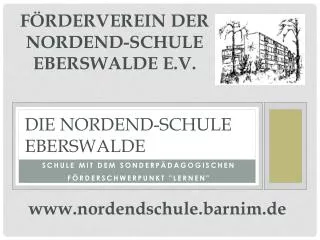 f rderverein der nordend schule eberswalde e v