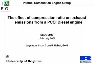 Internal Combustion Engine Group