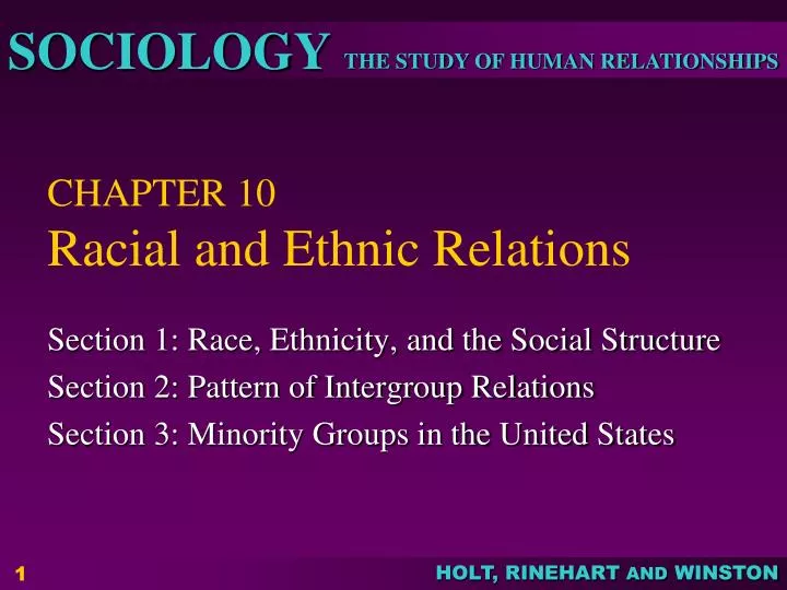 chapter 10 racial and ethnic relations
