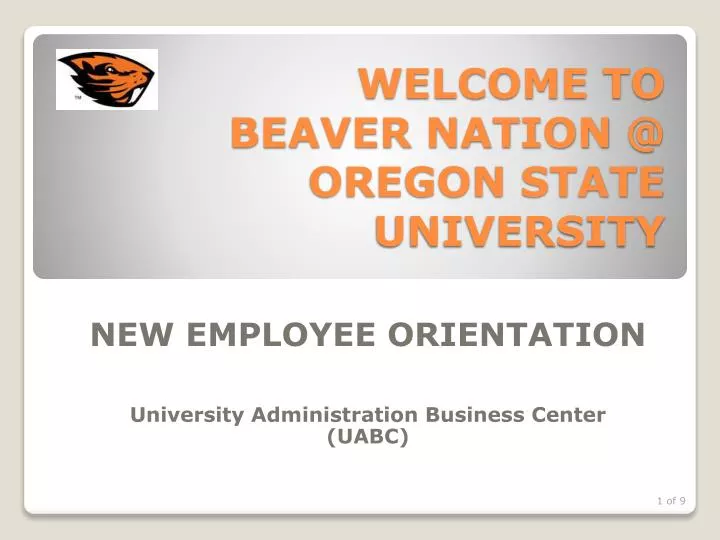 welcome to beaver nation @ oregon state university