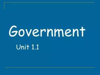 Government