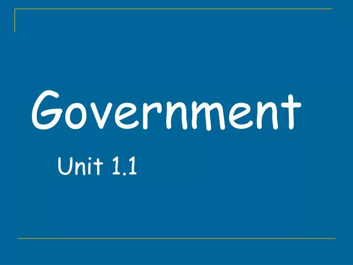 government