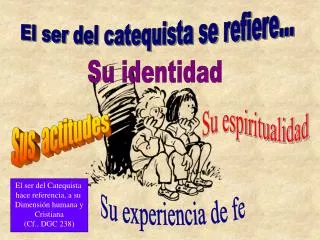 PPT - El Saber Hacer De Los Catequistas Se Refiere... PowerPoint ...