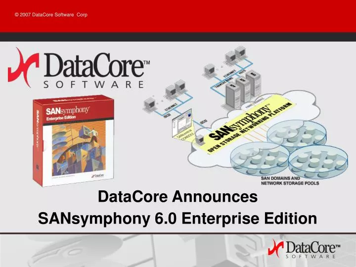 datacore announces sansymphony 6 0 enterprise edition