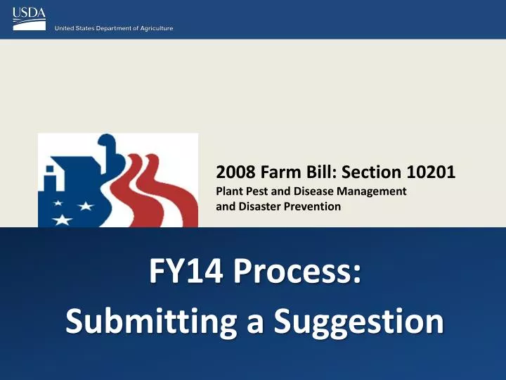 2008 farm bill section 10201 plant pest and disease management and disaster prevention