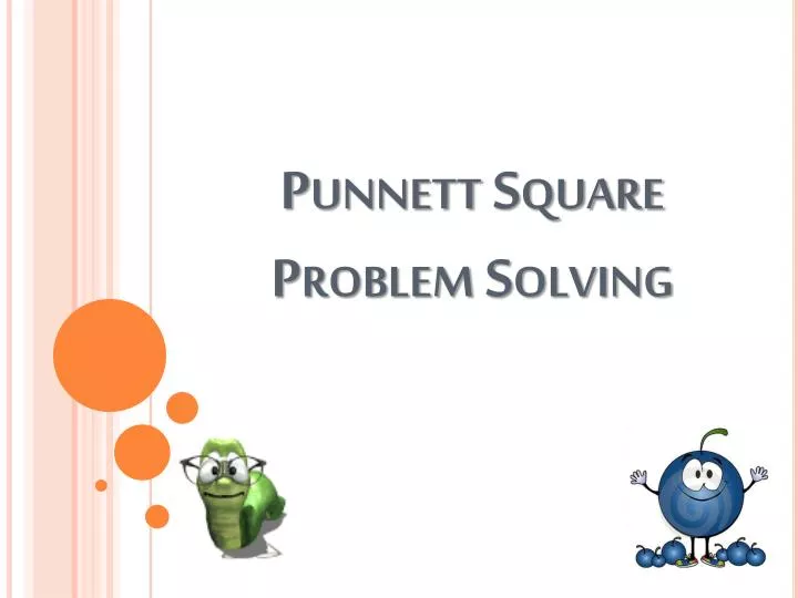 punnett square problem solving