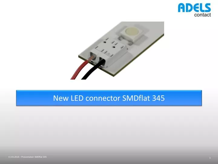 new led connector smdflat 345